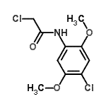结构式 CAS# 448250-64-4, 2-氯-N-(4-氯-2,5-二甲氧基苯基)乙酰胺