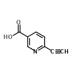 CAS#: 450368-21-5， 6-Ethynylnicotinic Acid