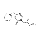 CAS#: 450376-42-8， Methyl (4-Oxo-5,6,7,8-Tetrahydro[1]Benzothieno[2,3-d]Pyrimidin-3(4H)-Yl)Acetate