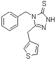 CAS#: 451502-05-9， 4-Benzyl-5-(3-Thienylmethyl)-2,4-Dihydro-3H-1,2,4-Triazole-3-Thione