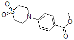 结构式 CAS# 45185-76-0, 4-(1,1-二氧代硫代吗啉基)苯甲酸甲酯