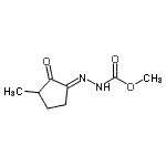 CAS#: 452278-75-0， Methyl (2E)-2-(3-Methyl-2-Oxocyclopentylidene)Hydrazinecarboxylate