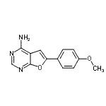CAS#: 453590-24-4， 6-(4-Methoxyphenyl)Furo[2,3-d]Pyrimidin-4-Amine