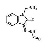 CAS#: 454213-12-8， N'-[(3Z)-1-Ethyl-2-Oxo-1,2-Dihydro-3H-Indol-3-Ylidene]Formic Hydrazide