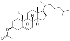 structure of CAS# 4561-90-4, 19-Iodo-5-Cholesten-3beta-Ol 3-Acetate;1-(4-Methoxy-6-Methyl-7,8-Dihydro-5H-[1,3]Dioxolo[4,5-G]Isoquinolin-9-Yl)-3-Phenylprop-2-En-1-One;1-(4-Methoxy-6-Methyl-7,8-Dihydro-5H-[1,3]Dioxolo[4,5-G]Isoquinolin-9-Yl)-3-Phenyl-Prop-2-En-1-One;(E)-1-(4-Methoxy-6-Methyl-7,8-Dihydro-5H-[1,3]Dioxolo[4,5-G]Isoquinolin-9-Yl)-3-Phenyl-Prop-2-En-1-One