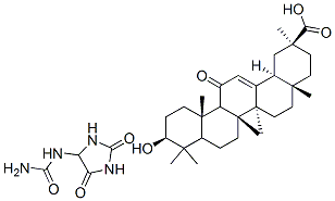 CAS 登录号：4572-09-2， 尿囊素甘草次酸