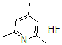 structure of CAS# 45725-47-1, 2,4,6-Trimethyl-Pyridine hydrofluoride;Hydrogenfluoride2,4,6-Collidinecomplex,97%;2,4,6-Trimethylpyridine Hydrogen Fluoride;HYDROGEN FLUORIDE 2,4,6-COLLIDINE COMPLEX