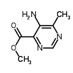 CAS#: 458543-75-4， Methyl 5-Amino-6-Methyl-4-Pyrimidinecarboxylate