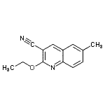 CAS#: 459845-32-0， 2-Ethoxy-6-Methyl-3-Quinolinecarbonitrile