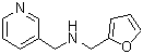 结构式 CAS# 460046-47-3, 1-(2-呋喃基)-N-(3-吡啶基甲基)甲胺