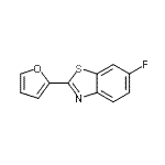 CAS#: 461044-05-3， 6-Fluoro-2-(2-Furyl)-1,3-Benzothiazole