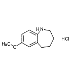 CAS#: 46180-98-7， 7-Methoxy-2,3,4,5-Tetrahydro-1H-1-Benzazepine Hydrochloride (1:1)