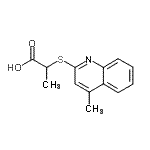 CAS#: 462068-47-9， 2-[(4-Methyl-2-Quinolinyl)Sulfanyl]Propanoic Acid