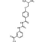 CAS#: 462602-17-1， 3-{[(4-Isobutoxybenzoyl)Carbamothioyl]Amino}Benzoic Acid