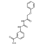 CAS#: 462602-90-0， 3-{[(Phenoxyacetyl)Carbamothioyl]Amino}Benzoic Acid