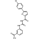 CAS#: 462603-86-7， 3-({[5-(4-Chlorophenyl)-2-Furoyl]Carbamothioyl}Amino)Benzoic Acid