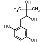 CAS#: 465539-23-5， 2-(2,3-Dihydroxy-3-Methylbutyl)-1,4-Benzenediol