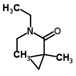 CAS#: 467426-60-4， N,N-Diethyl-1-Methylcyclopropanecarboxamide