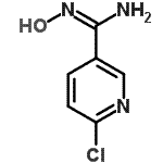 structure of CAS# 468068-39-5, 6-Chloro-N'-Hydroxy-3-Pyridinecarboximidamide;(6-chloro(3-pyridyl))(hydroxyimino)methylamine;(Z)-6-chloro-N'-hydroxypyridine-3-carboximidamide;4-deoxypy<wbr>ridoxine <wbr>hydrochlo<wbr>ride,2,4-<wbr>dimethyl-<wbr>3-hydroxy<wbr>-5-hydrox<wbr>y methylp<wbr>yridine h<wbr>ydrochlor<wbr>ide