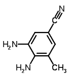 CAS#: 468741-03-9， 3,4-Diamino-5-Methylbenzonitrile