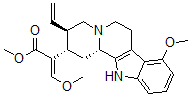 CAS#: 4697-66-9， (.alpha.E,2S,3R,12bS)-3-Ethenyl-1,2,3,4,6,7,12,12b-Octahydro-8-Methoxy-alpha-(Methoxymethylene)-Indolo[2,3-a]quinolizine-2-Acetic Acid Methyl Ester