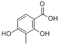 structure of CAS# 4707-49-7, 2,4-Dihydroxy-3-Methylbenzoic Acid;2,4-Dihydroxy-3-Methyl-Benzoic Acid;Brn 2832097;Benzoic Acid, 2,4-Dihydroxy-3-Methyl-