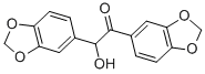 结构式 CAS# 4720-82-5, 1,2-二(1,3-苯并二氧戊环-5-基)-2-羟基乙酮