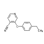 CAS#: 473256-01-8， 3-(4-Ethylphenoxy)Isonicotinonitrile