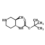 CAS#: 473839-07-5， 2-Methyl-2-Propanyl [(3R,4R)-3-Methyl-4-Piperidinyl]Carbamate
