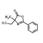 CAS#: 474651-48-4， 4-(Hydroxymethyl)-4-Methyl-2-Phenyl-1,3-Oxazol-5(4H)-One