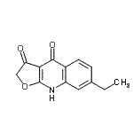CAS#: 474763-84-3， 7-Ethylfuro[2,3-b]Quinoline-3,4(2H,9H)-Dione