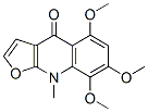 CAS#: 476-27-7， 5,7,8-Trimethoxy-9-Methylfuro[2,3-b]Quinolin-4(9H)-One
