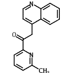 CAS#: 476472-02-3， 1-(6-Methyl-2-Pyridinyl)-2-(4-Quinolinyl)Ethanone
