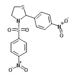 CAS#: 477516-04-4， 2-(4-Nitrophenyl)-3-[(4-Nitrophenyl)Sulfonyl]-1,3-Thiazolidine