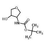 CAS#: 477584-34-2， 2-Methyl-2-Propanyl (4-Hydroxytetrahydro-3-Furanyl)Carbamate