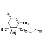 CAS#: 477904-46-4， 4-Hydroxy-4-(4-Hydroxy-1-Butyn-1-Yl)-3,5,5-Trimethyl-2-Cyclohexen-1-One