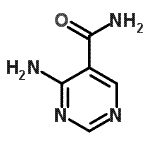 structure of CAS# 4786-51-0, 4-Amino-5-Pyrimidinecarboxamide;4-amino-5-pyrimidinecarboxamide;MFCD00193995;AF-399/25108091