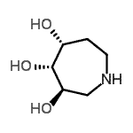 CAS#: 479065-25-3， (3R,4R,5R)-3,4,5-Azepanetriol