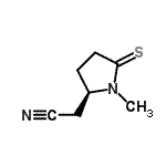 CAS#: 479411-65-9， [(2R)-1-Methyl-5-Thioxo-2-Pyrrolidinyl]Acetonitrile