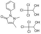 structure of CAS# 480-30-8, Dichloralphenazone;1,5-Dimethyl-2-Phenyl-Pyrazol-3-One;2,2,2-Trichloroethane-1,1-Diol;1,5-Dimethyl-2-Phenyl-3-Pyrazolone;2,2,2-Trichloroethane-1,1-Diol;Dichloralphenazone [Ban]