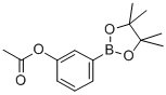 structure of CAS# 480424-69-9, 3-Acetoxyphenylboronic acid, pinacol ester;Acetic Acid [3-(4,4,5,5-Tetramethyl-1,3,2-Dioxaborolan-2-Yl)Phenyl] Ester;[3-(4,4,5,5-Tetramethyl-1,3,2-Dioxaborolan-2-Yl)Phenyl] Ethanoate;3-(4,4,5,5-Tetramethyl-1,3,2-Dioxaborolan-2-Yl)Phenyl Acetate