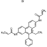 CAS#: 480438-67-3， 3,8-Bis(Acryloylamino)-5-Ethyl-6-Phenylphenanthridinium Bromide