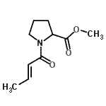 CAS#: 480440-16-2， Methyl 1-[(2E)-2-Butenoyl]Prolinate