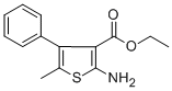 structure of CAS# 4815-37-6, Ethyl 2-Amino-5-Methyl-4-Phenylthiophenecarboxylate;Ethyl 2-Amino-5-Methyl-4-Phenyl-Thiophene-3-Carboxylate;2-Amino-5-Methyl-4-Phenyl-3-Thiophenecarboxylic Acid Ethyl Ester;2-Amino-5-Methyl-4-Phenyl-Thiophene-3-Carboxylic Acid Ethyl Ester
