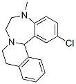 CAS#: 48187-65-1， (+)-5,6,7,9,10,14beta-Hexahydro-2-Chloro-5-Methylisoquino[2,1-d][1,4]Benzodiazepine
