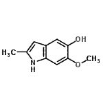 CAS#: 483341-74-8， 6-Methoxy-2-Methyl-1H-Indol-5-Ol