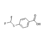 CAS#: 4837-26-7， 4-[(Difluoromethyl)Sulfanyl]Benzoic Acid