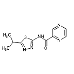 CAS#: 484039-20-5， N-(5-Isopropyl-1,3,4-Thiadiazol-2-Yl)-2-Pyrazinecarboxamide