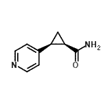 CAS#: 484654-27-5， (1R,2S)-2-(4-Pyridinyl)Cyclopropanecarboxamide