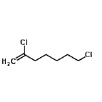 structure of CAS# 485320-12-5, 2,7-Dichloro-1-Heptene;2,7-dichloro-1-heptene;2,7-Dichlorohept-1-ene 97%